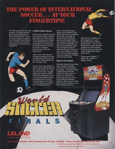 World Soccer Finals box art