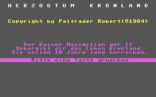 Herzogtum Kronland box art