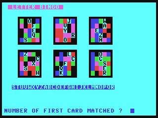 Letter Bingo box art