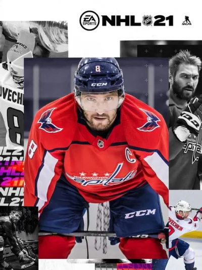 NHL 21 box art
