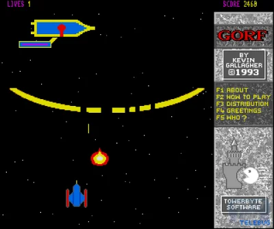 Gorf box art