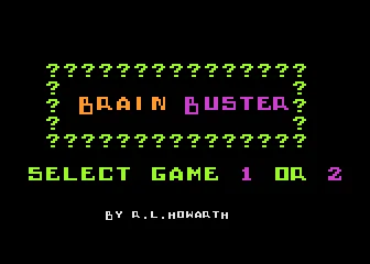 Brain Buster box art