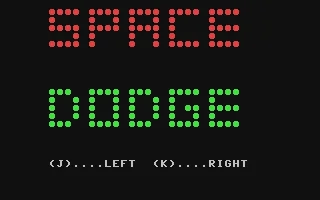 Space Dodge box art