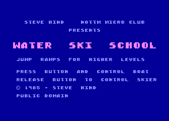 Water Ski School box art