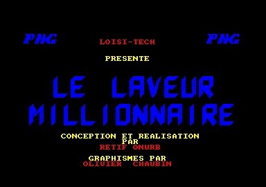 Laveur Millionnaire, Le box art