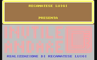 Inutile Andare Avanti box art