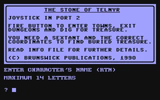 Telnyr I : The Stone of Telnyr box art