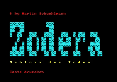 Zodera - Schloss Des Todes box art