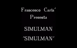 Simulman 01 - Simulman box art
