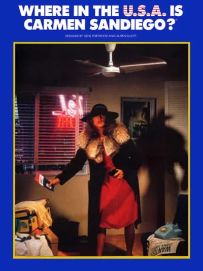 Where in the U.S.A. is Carmen Sandiego? box art