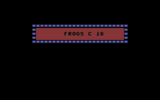 Frogs C16 box art