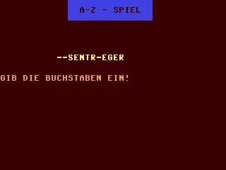 A-Z - Spiel box art
