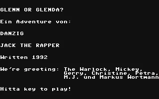 Glenn or Glenda? box art