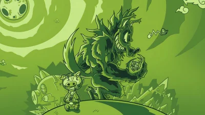 Pig Ship and the Giant Wolf box art