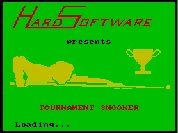 Tournament Snooker box art