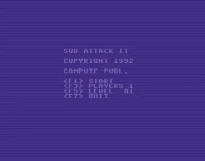Sub Attack II box art