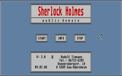 Sherlock Holmes box art