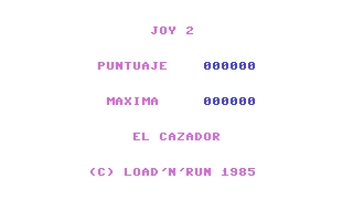 Cazador, El box art