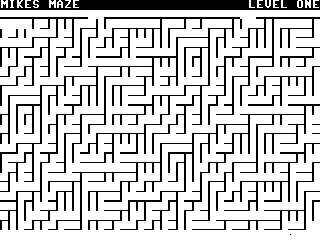 Mike's Maze box art