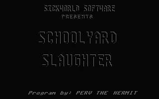 Schoolyard Slaughter box art