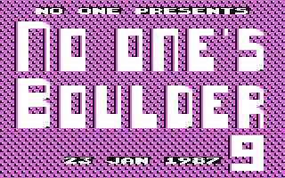 No One's Boulder 09 box art