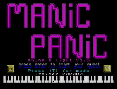 Manic Panic 15 box art