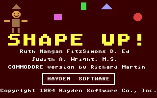 Shape Up! box art