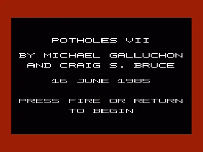 Potholes V I I box art