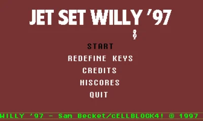 Jet Set Willy '97 box art