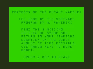 Fortress Of Mutant Waffles box art