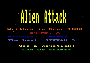 Alien Attack box art