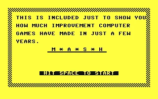 MASH box art
