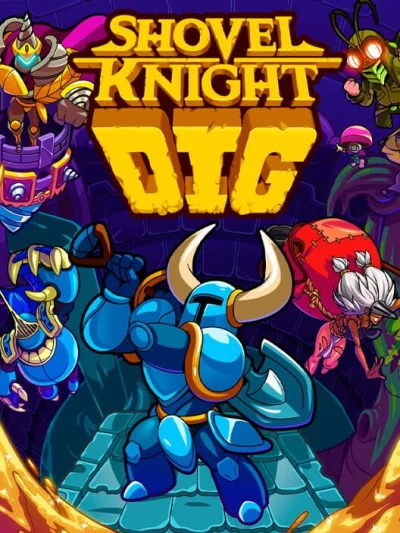 Shovel Knight Dig box art