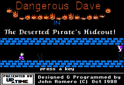 Dangerous Dave in the Deserted Pirate's Hideout! box art