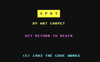 Spot box art