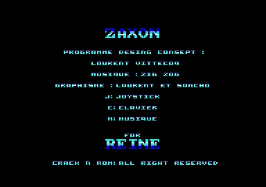 Zaxon box art