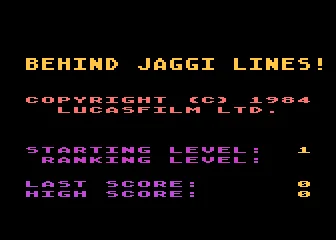 Behind Jaggi Lines! box art