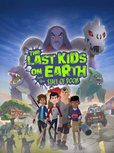 The Last Kids on Earth and The Staff of Doom box art