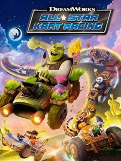 DreamWorks All-Star Kart Racing box art
