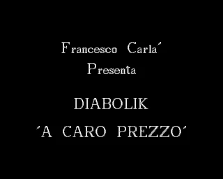 Diabolik 09 - A Caro Prezzo box art