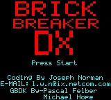 Brick Breaker Dx box art