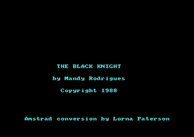 Black Knight, The box art