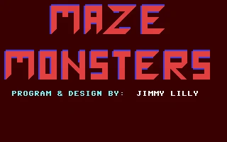Maze Monsters box art