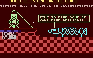 Mines of Saturn box art