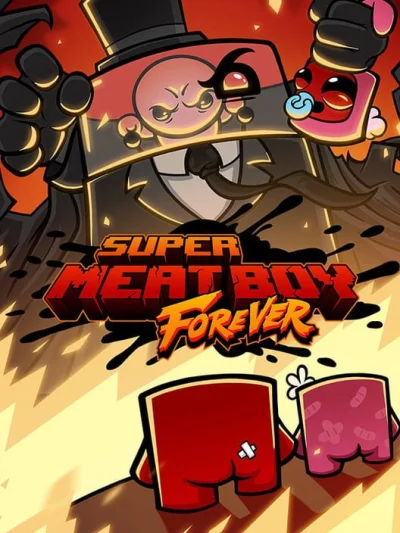 Super Meat Boy Forever box art