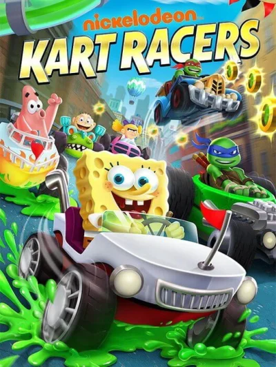 Nickelodeon Kart Racers box art