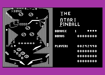 Atari Pinball box art