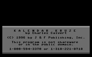 Kalender Kruze box art