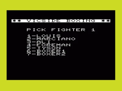 Vicside Boxing box art