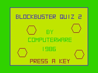 Blockbuster Quiz 2 box art